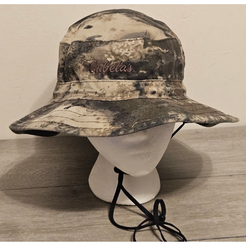 Cabelas Gore-Tex Boonie Hat Mens Camo Waterproof Fishing Hunting Bucket Cap OSFM